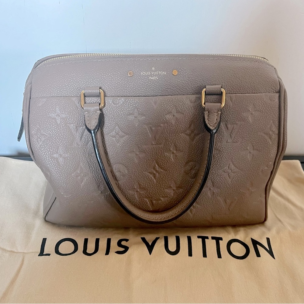 Louis Vuitton Bandouliere 25 Empriente Leather Hobo Bag